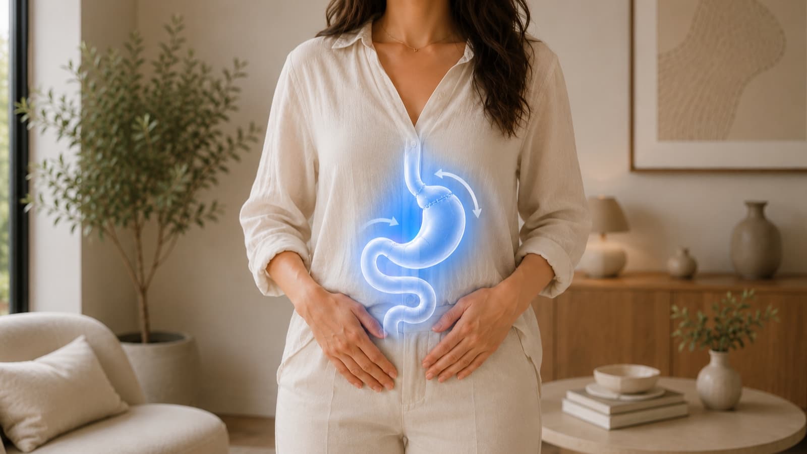 Duodenal-Switch — Illustration eines bariatrischen Eingriffs